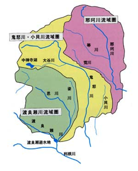 栃木県河川地図